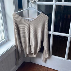 BROWN, XS, OPEN BACK